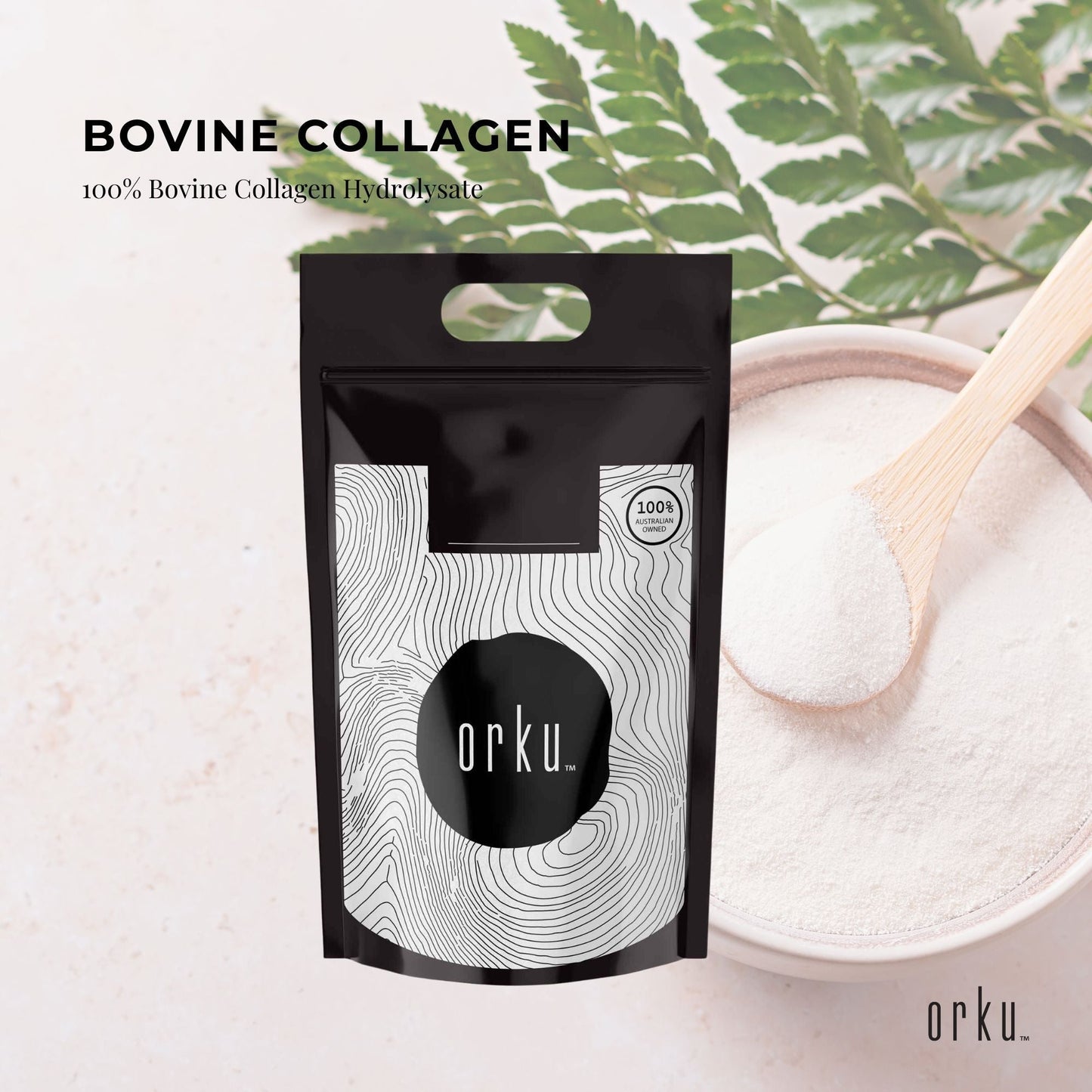 NNEDSZ 10Kg Collagen Powder - Bovine Hydrolysate Protein Peptide Supplement Unflavoured