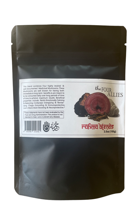 The Four Allies: Reishi, Chaga, Lion's Mane & Cordyceps